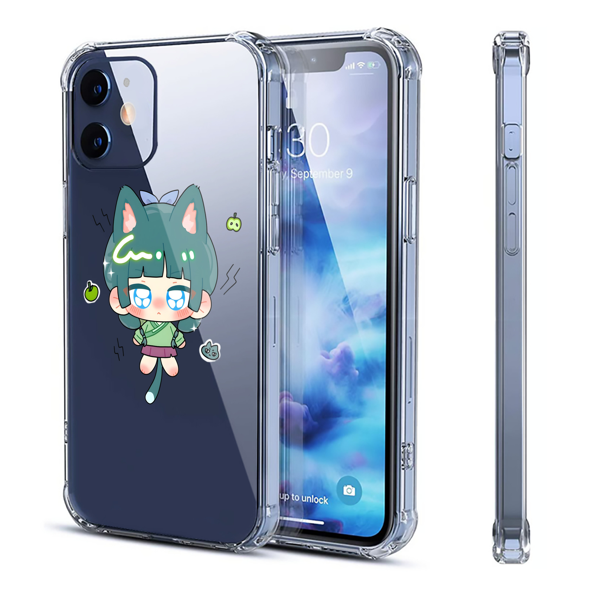 （画像用） 薬屋のひとりごと The Apothecary Diaries 【iPhone 12シリーズ対応】透明スマホケース（クリアソフトケース）
